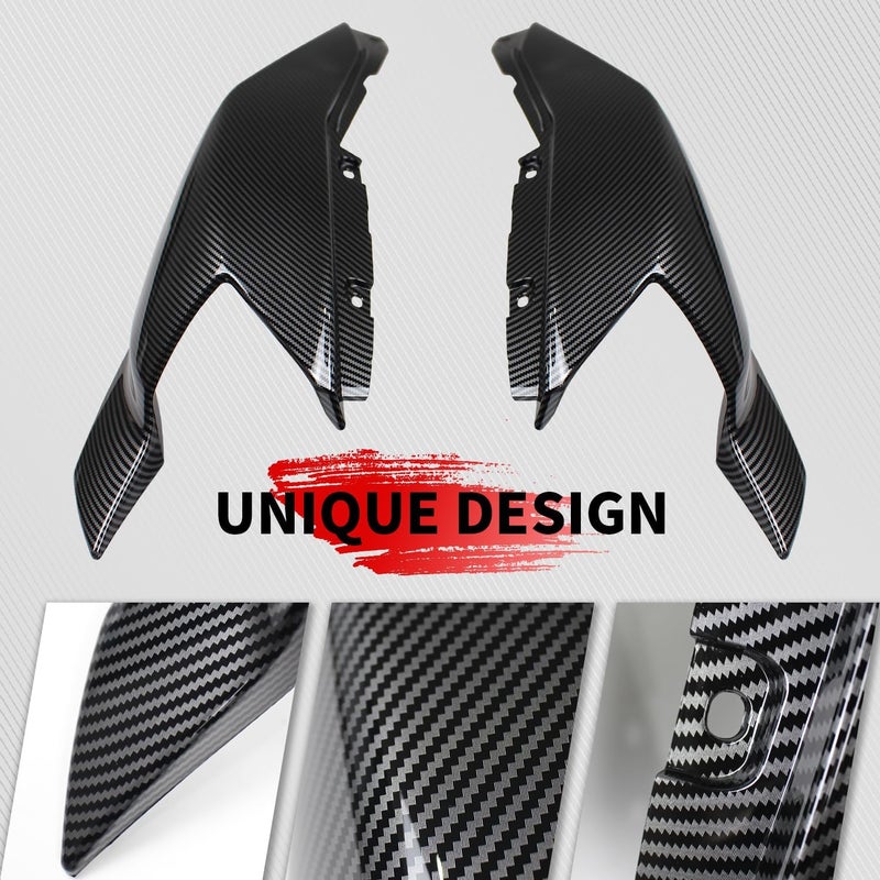 CPOWACE Carbon Fiber Pattern Fairing Panels Compatible with Can-Am Ryker All Models Ryker 600 900 Sport & Rally Edition Models Accessories Replacement for 219400803 2PCS - Image 4
